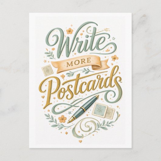 Écrivez plus de cartes postales (Devant)