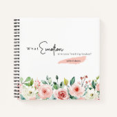 Écrivez vos émotions Carnet vers le bas (Devant)