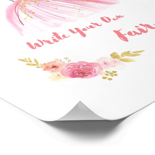 Écrivez votre propre décoration murale de conte de (Coin)