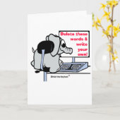 Écrivez votre propre message CARTE DE RÉCEPTION (Fleur jaune)