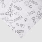 Écrous - et - papier de soie de soie de boulons (Détail)