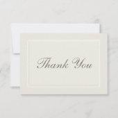 Ecru Dreams Merci traditionnel Mariage (Devant)