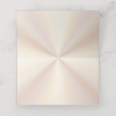  Ecru, Roos Gold Diamond Plaatskaarten (Binnenkant ongevouwen)