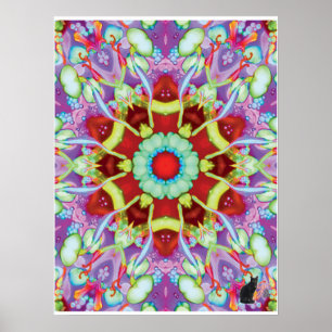 Ectoplasma Kinestische Collage Kaleidoscoop Poster