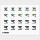 ECtshirt Ronde Sticker (Vel)