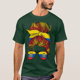 Ecuador 2022: WK-football van Girl Ecuadorian fl T-shirt