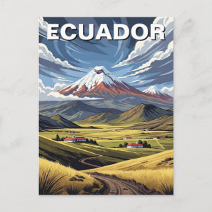 Ecuador Avenue of the Volcanoes reis Briefkaart
