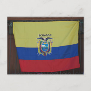 ecuador bandera briefkaart
