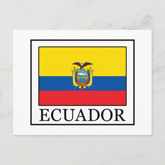 Ecuador Briefkaart (Voorkant)
