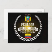 Ecuador Briefkaart (Voorkant / Achterkant)
