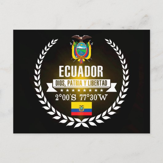 Ecuador Briefkaart (Voorkant)