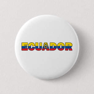 Ecuador-Button Ronde Button 5,7 Cm
