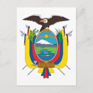 Ecuador Coat of Arms Briefkaart