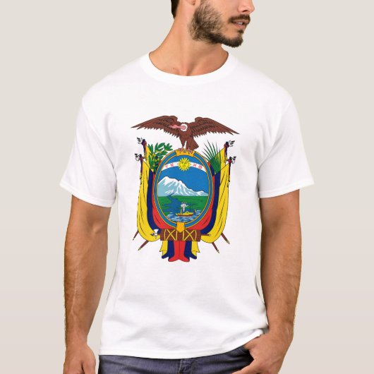 Ecuador Coat of Arms T-shirt (Voorkant)