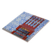 Ecuador. De stad Otavalo. Historisch Tegeltje (Zijkant)