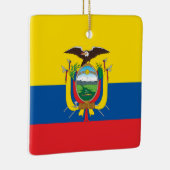 Ecuador (Ecuadoriaans) vlag Keramisch Ornament (Rechts)