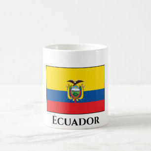 Ecuador (Ecuadoriaans) vlag Koffiemok
