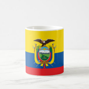 Ecuador (Ecuadoriaans) vlag Koffiemok