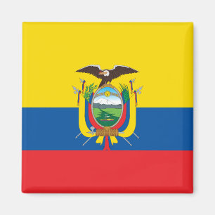 Ecuador (Ecuadoriaans) vlag Magneet