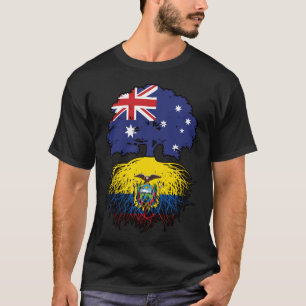 Ecuador Ecuadorian Australian Australia Tree Roots T-shirt