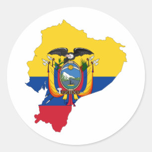 Ecuador EG Ronde Sticker