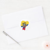Ecuador EG Ronde Sticker (Envelop)