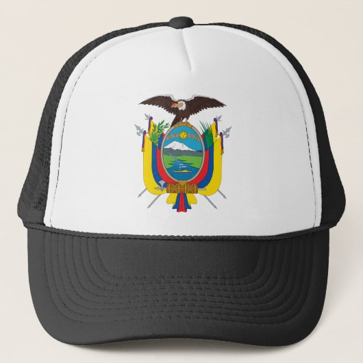 ecuador emblem trucker pet (Voorkant)