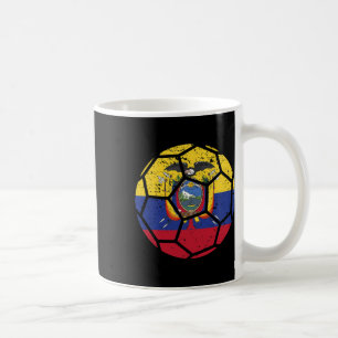 Ecuador Fans Ecuador Vlag Wereld Voetbal Truit Voe Koffiemok