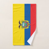 Ecuador Flag Bad Handdoek (Handdoek)
