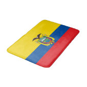 Ecuador Flag Badmat (Gekanteld)