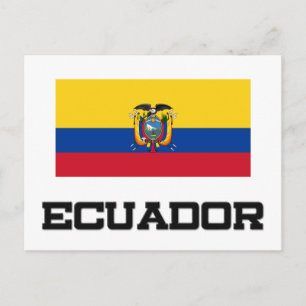 Ecuador Flag Briefkaart