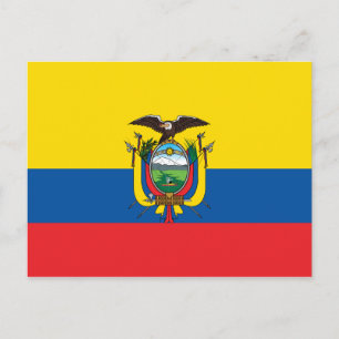 Ecuador Flag Briefkaart