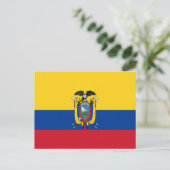 Ecuador Flag Briefkaart (Staand voorkant)