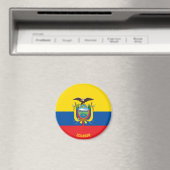 Ecuador Flag Charming Patriotic Magneet (Insitu (Vaatwasser))