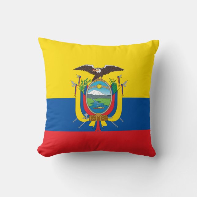 Ecuador Flag Kussen (Voorkant)