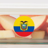 Ecuador Flag Labels (Aangebracht)
