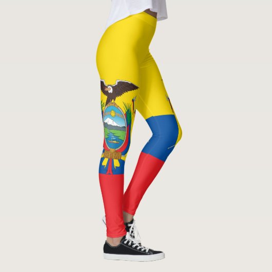 Ecuador Flag Leggings (Rechts)