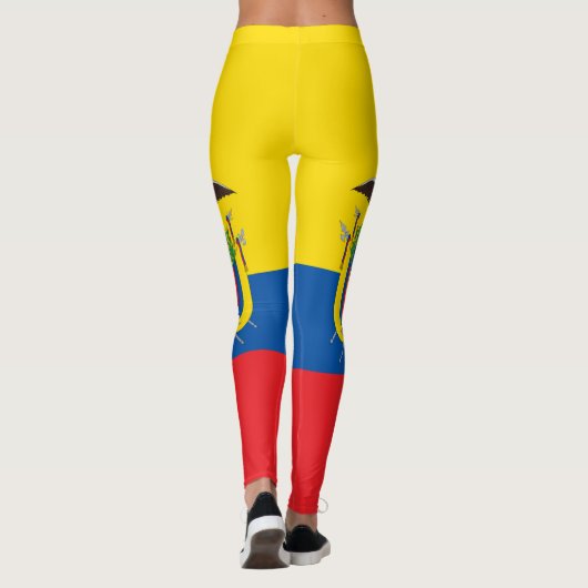 Ecuador Flag Leggings (Achterkant)