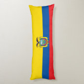 Ecuador Flag Lichaamskussen (Achterkant (Verticaal))