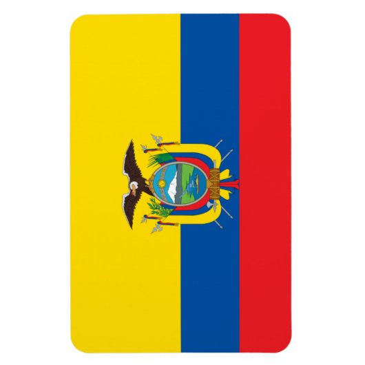 Ecuador Flag Magneet (Verticaal)