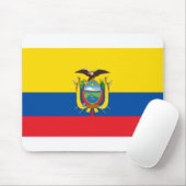 Ecuador Flag Muismat (Met muis)
