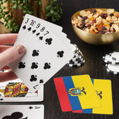 Ecuador Flag Pokerkaarten (Insitu)