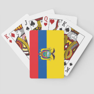 Ecuador Flag Pokerkaarten