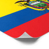 Ecuador Flag Poster (Hoek)