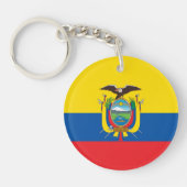 Ecuador Flag Sleutelhanger (Voorkant)