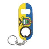 Ecuador Flag Sleutelhanger Flessenopener (Voorkant)