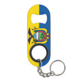 Ecuador Flag Sleutelhanger Flessenopener (Achterkant)
