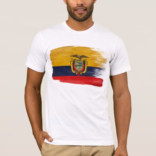 Ecuador Flag T-Shirt (Voorkant)