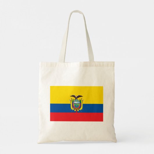 Ecuador Flag Tote Bag (Achterkant)