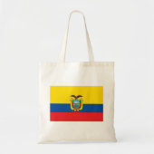 Ecuador Flag Tote Bag (Voorkant)